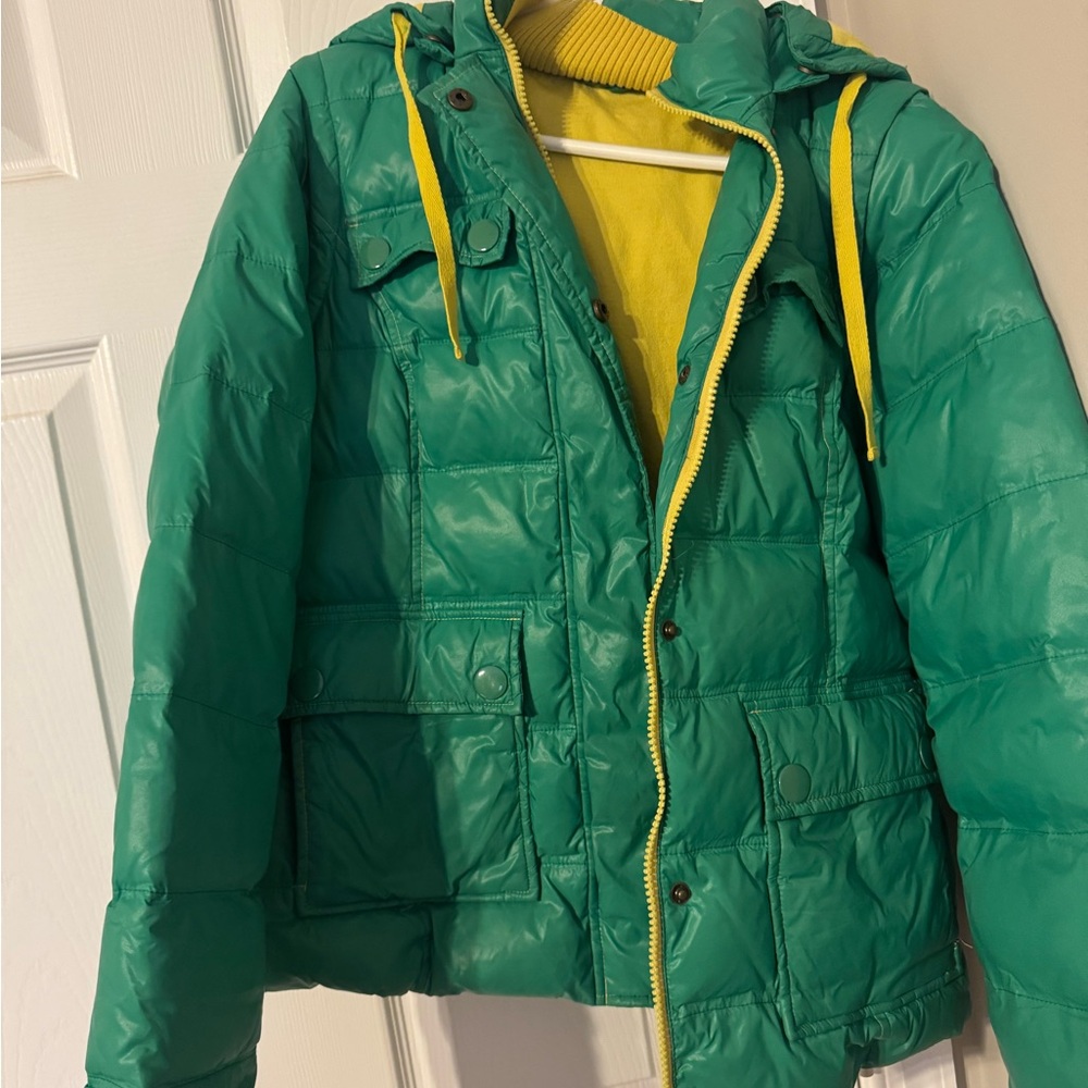 Boden Green and Yellow Jacket